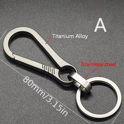 Titanium Alloy Keychain