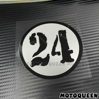 Cafe Racer Number Decals