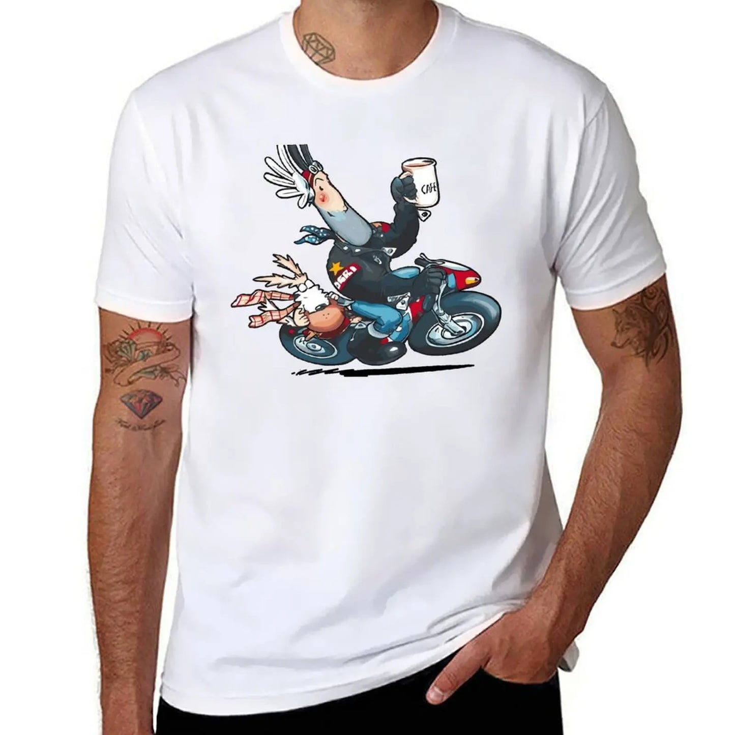 Cafe Racer Biker T-Shirt 