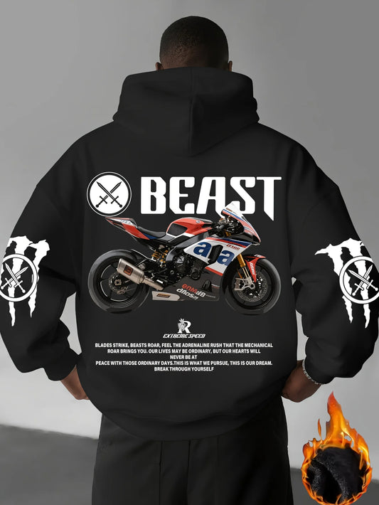 Beast Racing mit Kapuze 