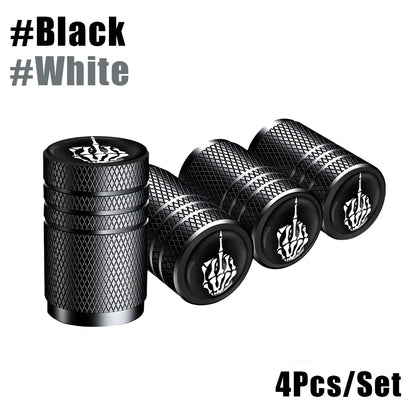 4Pcs/Lot Tire Stem Valve Caps 