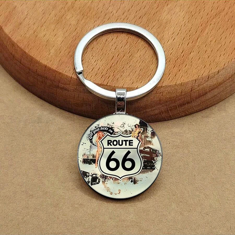 Route 66 Keychain 