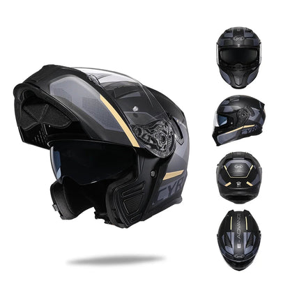 Flip Up Helmet – Premium Dual Visor 