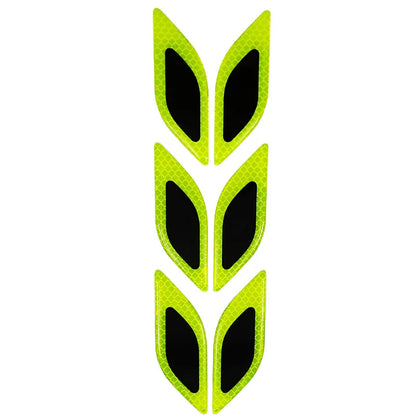 6pcs/Set Reflective Stickers Anti-Scratch