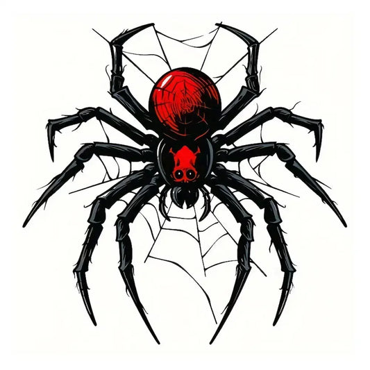 Black Widow Spider Decals