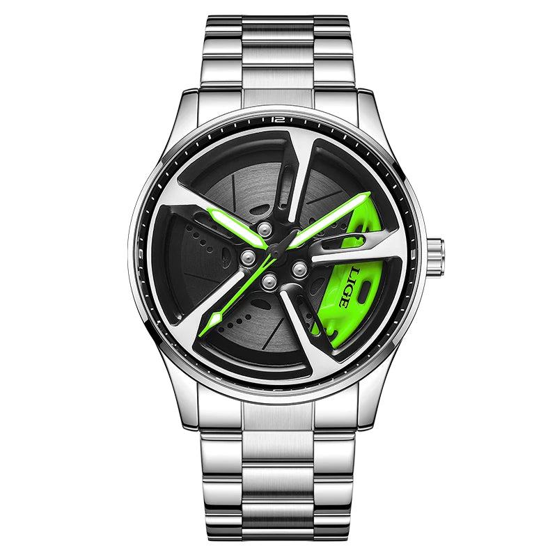 3D Rotating Rim Sport Watch