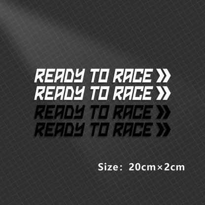 Ready to Race Motorbike Sticker 