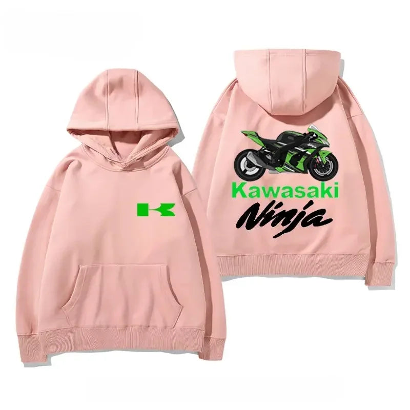 Ninja Motorcycle Graphic Hoodies 