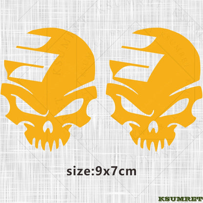 Skull Racing Decal Set