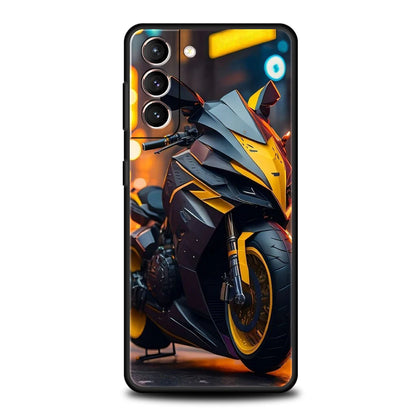 Case graphique de moto pour Samsung 