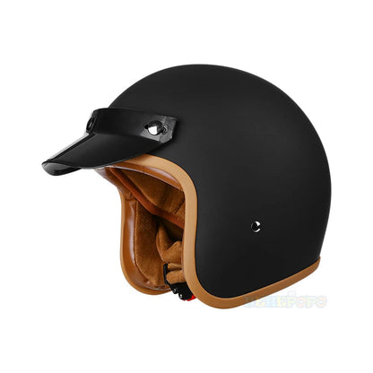 Retro Motorcycle Helmet – Classic Design 
