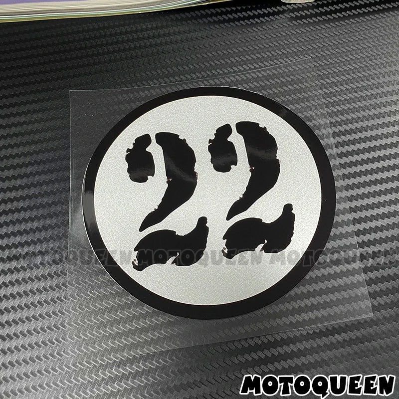 Cafe Racer Number Decals