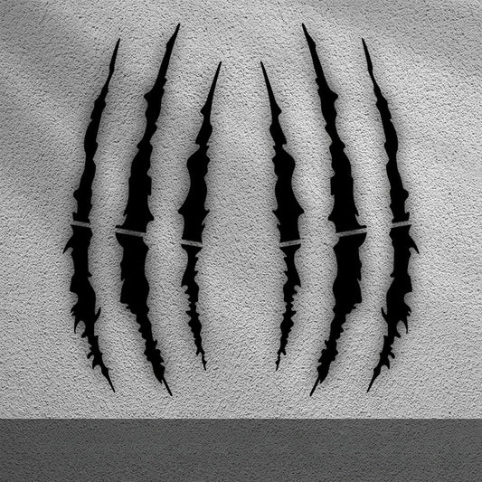 3D Claw Scratch Decal Stickers 