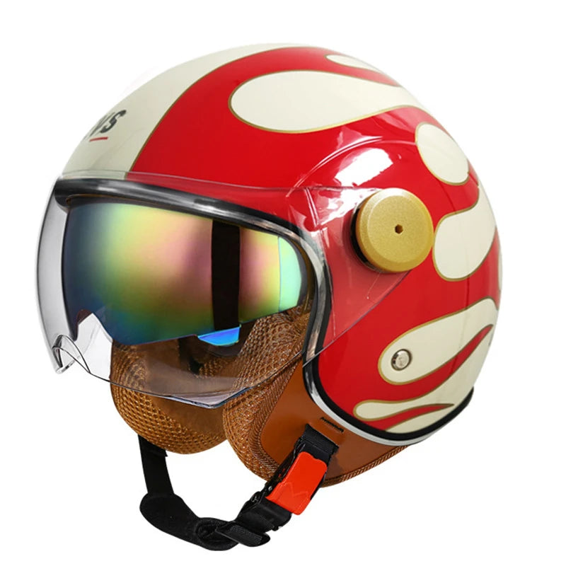 Open Half Helmet Retro 