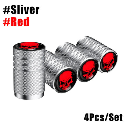 4Pcs/Lot Tire Stem Valve Caps 