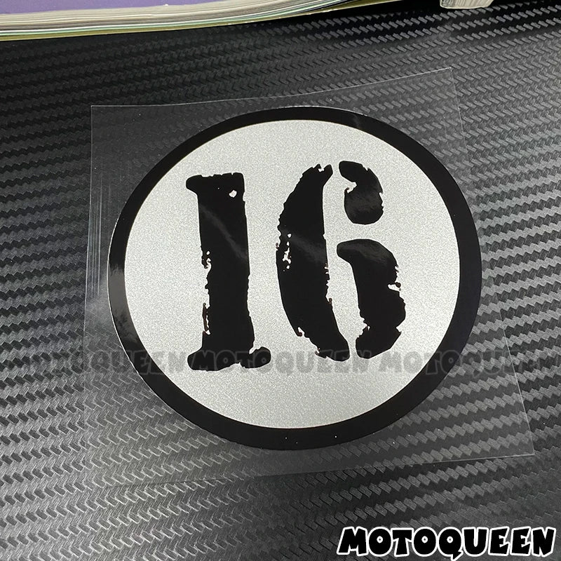 Cafe Racer Number Decals