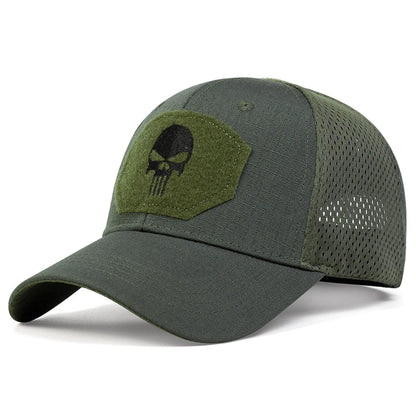 Skull Embroidery Cap 
