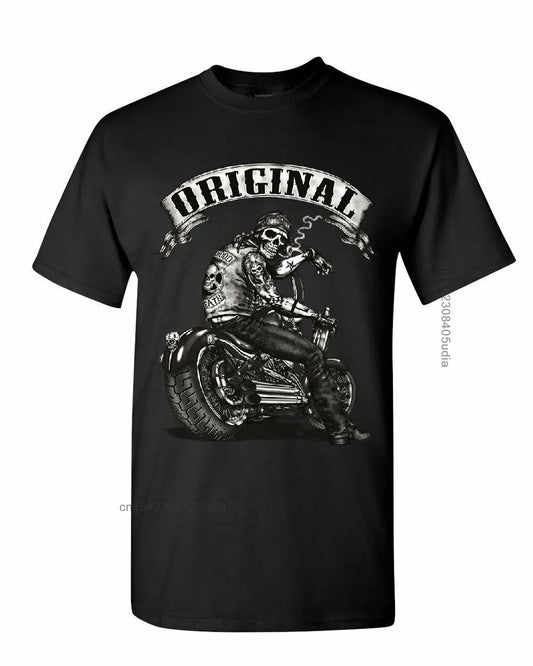 Original Biker Skull T-Shirt 