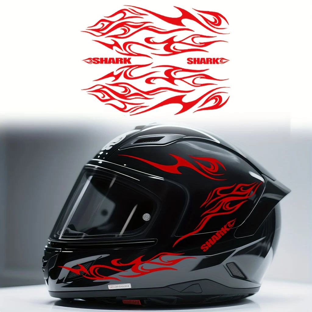 Shark Helmet Sticker