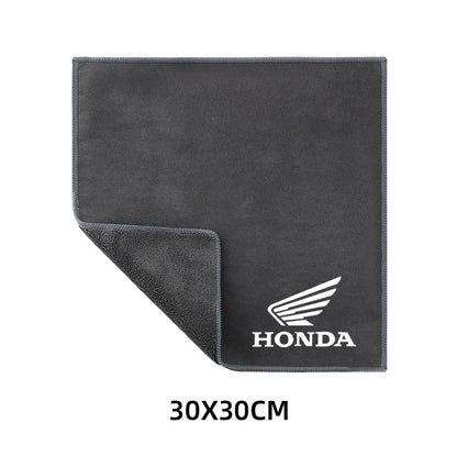 ผ้าไมโครไฟเบอร์เช็ดล้างและทำความสะอาดรถจักรยานยนต์ – 30x20cm / 30x30cm