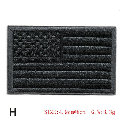 Embroidered Flag Tactical Patch