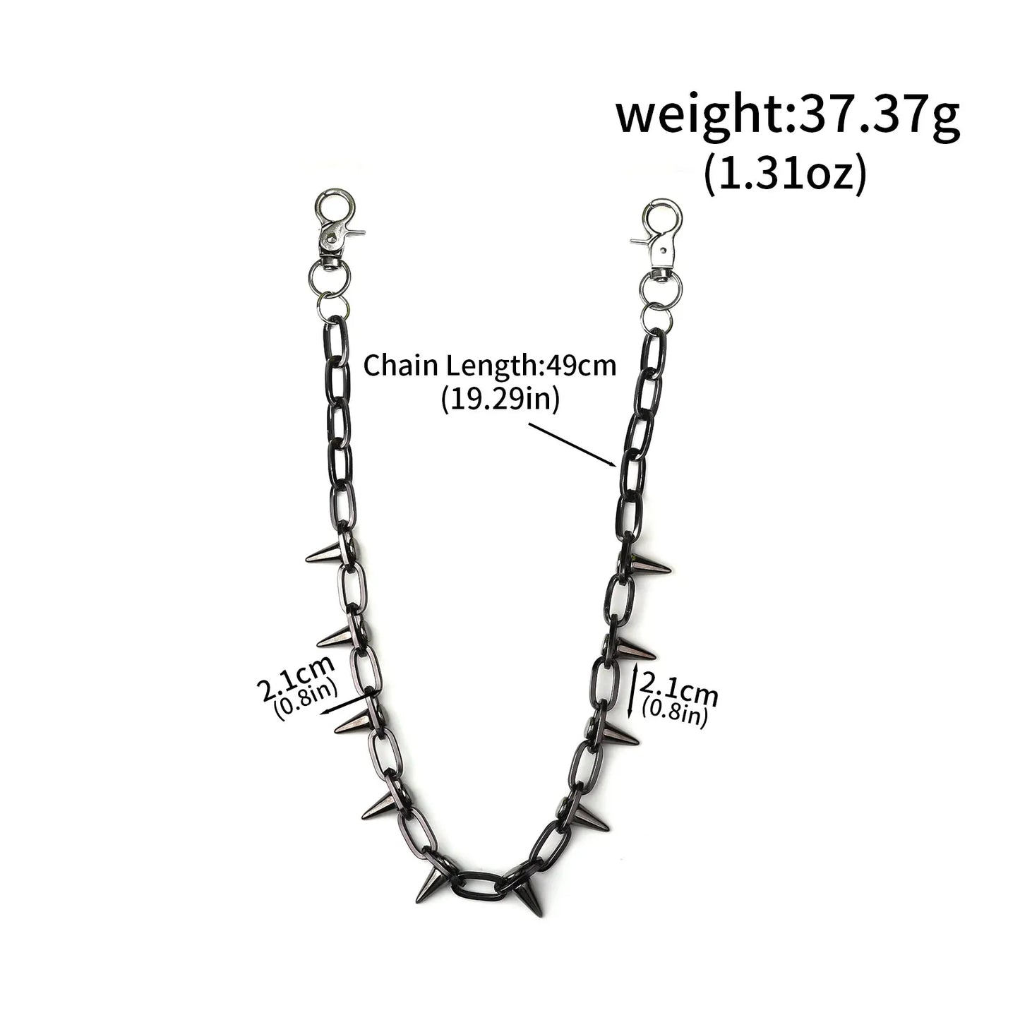 Catena in vita regolabile per uomo 