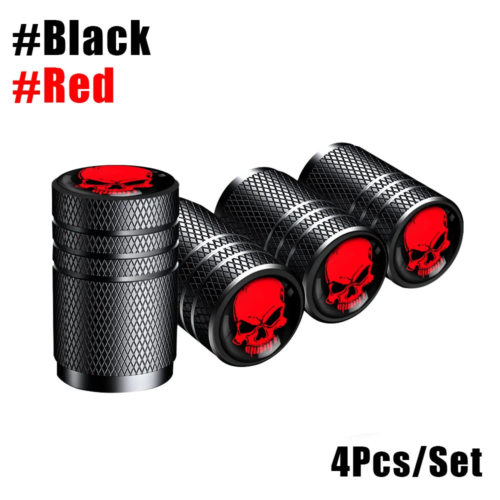 4Pcs/Lot Tire Stem Valve Caps 