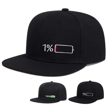 Battery Embroidery Adjustable Cap