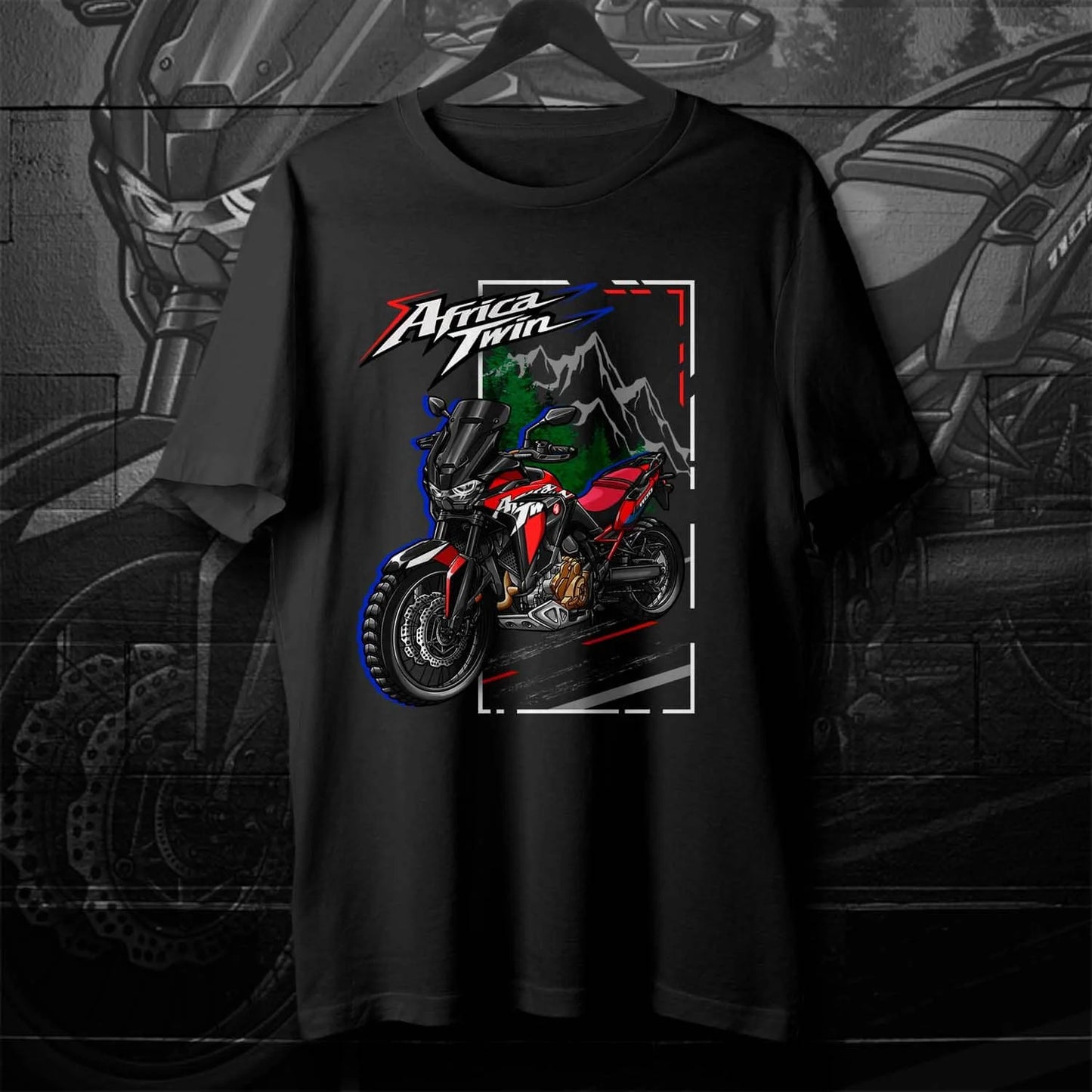 Africa Twin Motorcycle Rider T-Shirt 