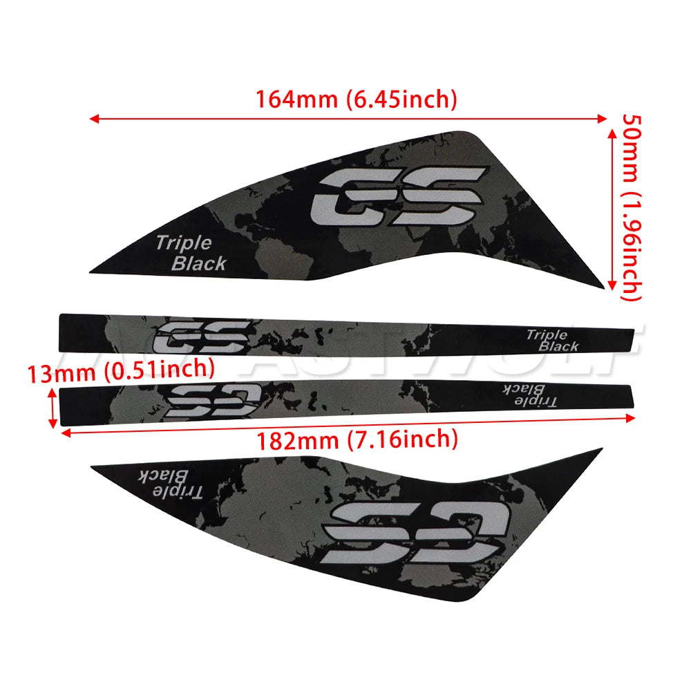 Kit di decalcomanie per paramani GS Super Adventure