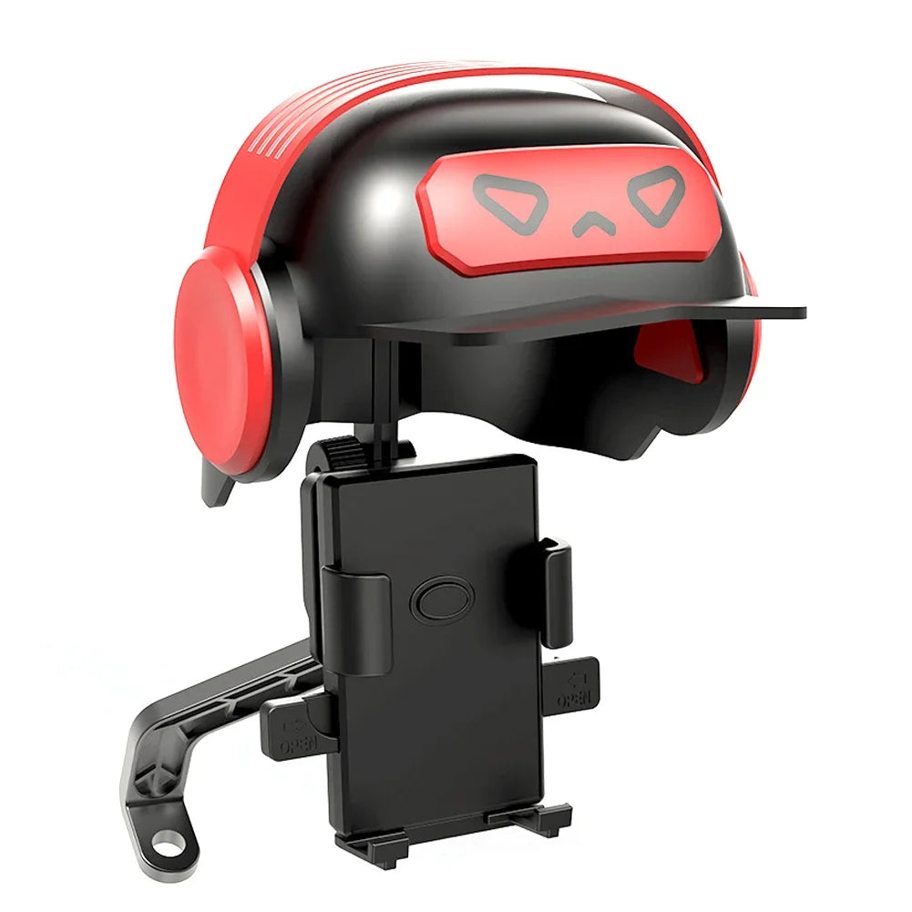 Cute Helmet Mobile Phone Holder