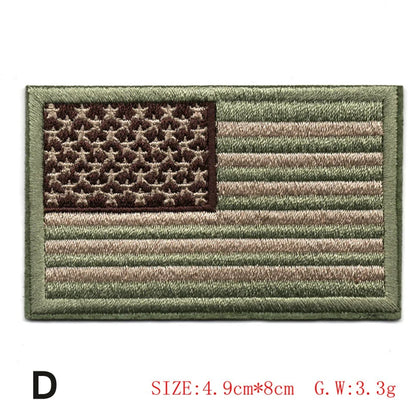 Embroidered Flag Tactical Patch