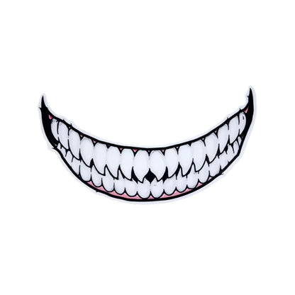 Smile Evil Sticker Helmet