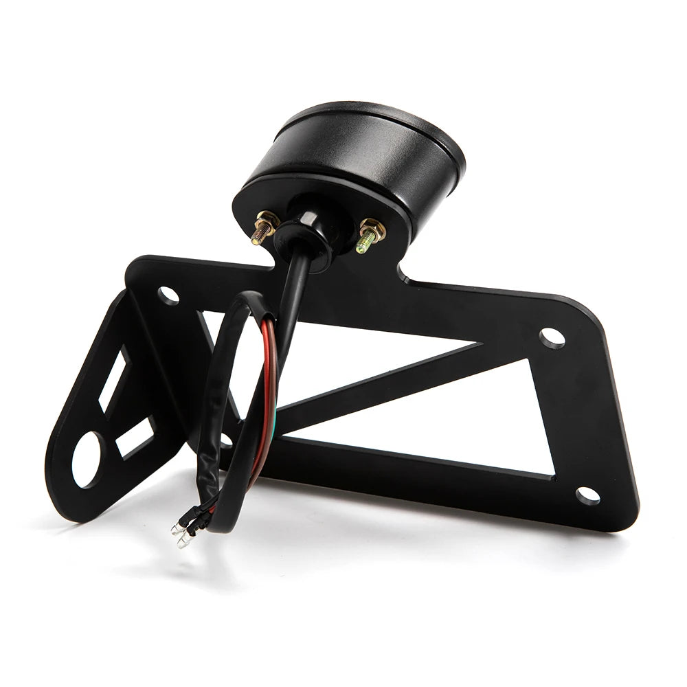 Universal Motorcycle License Plate Holder with LED 