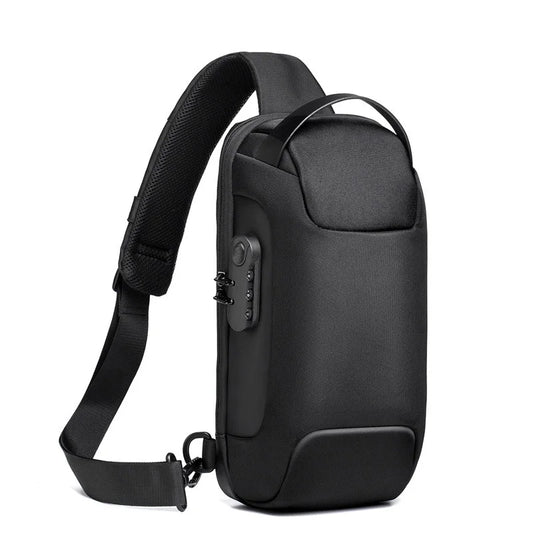 Men Sling Backpack Crossbody for Motorcyclist 