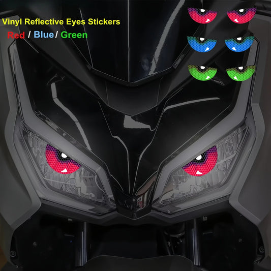 1 Pair Devil's Eyes Vinyl Reflective Stickers