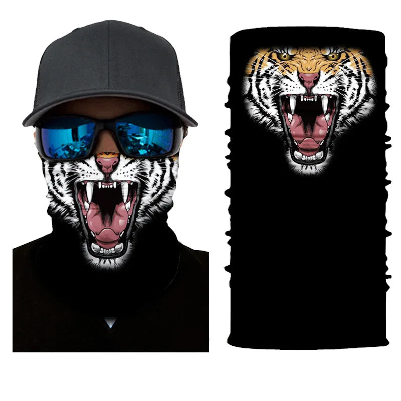3D Ghost Skull Bandana 
