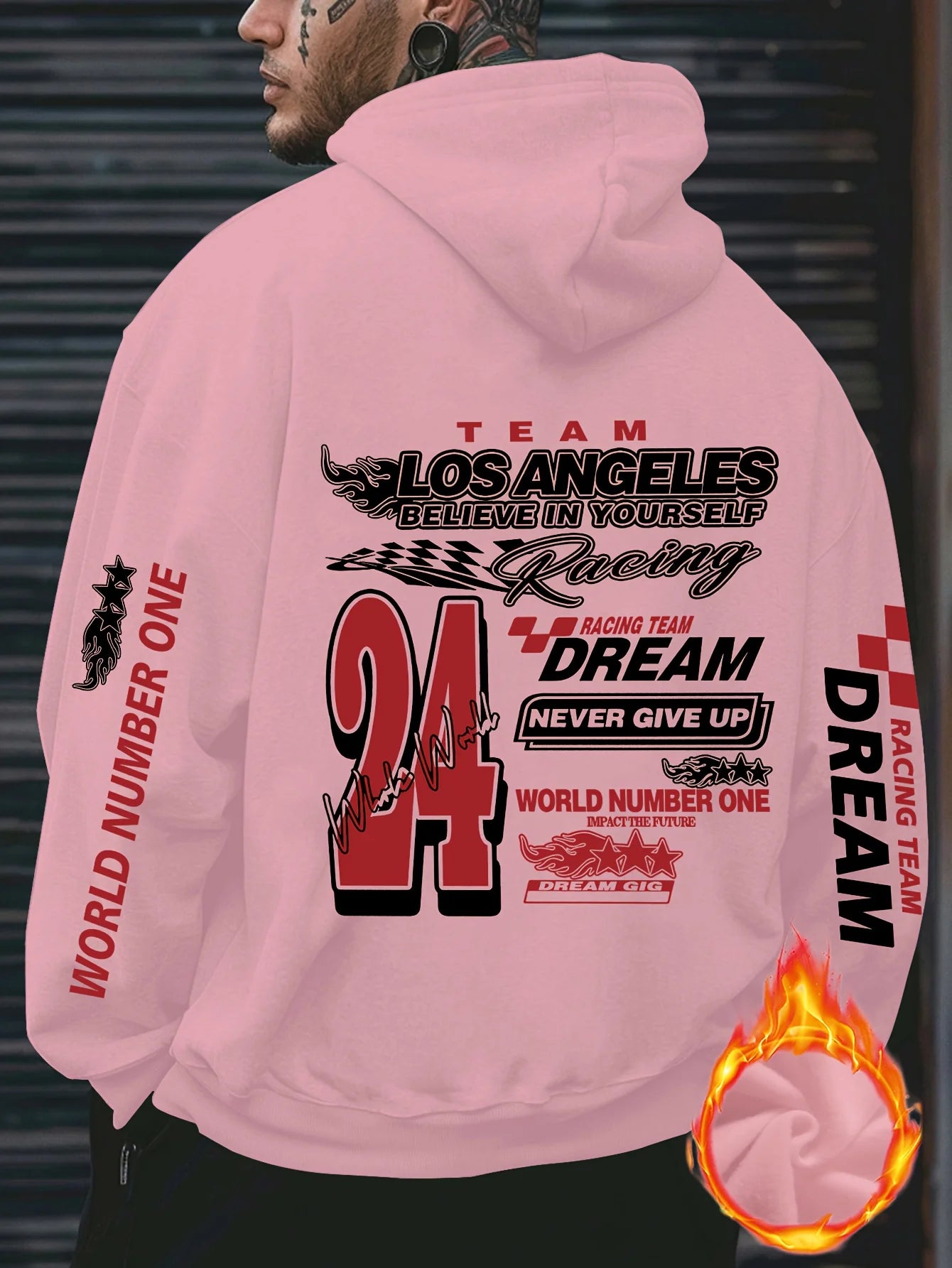 LA Racing “Never Give Up” Hooded 