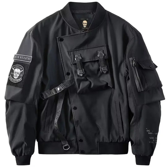 Tactical Skull Patch Bomber Jacket