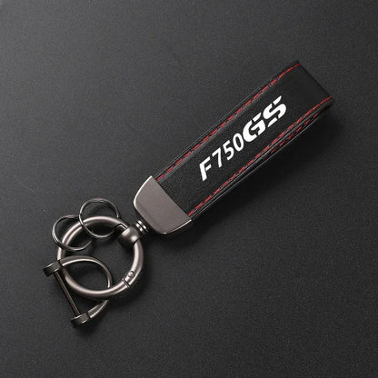 F850 GS Suede Leather Keychain 