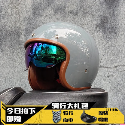 Open Face Half Motorcycle Helmet 