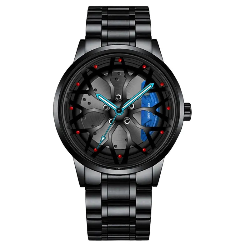 3D Wheel Hub Watch