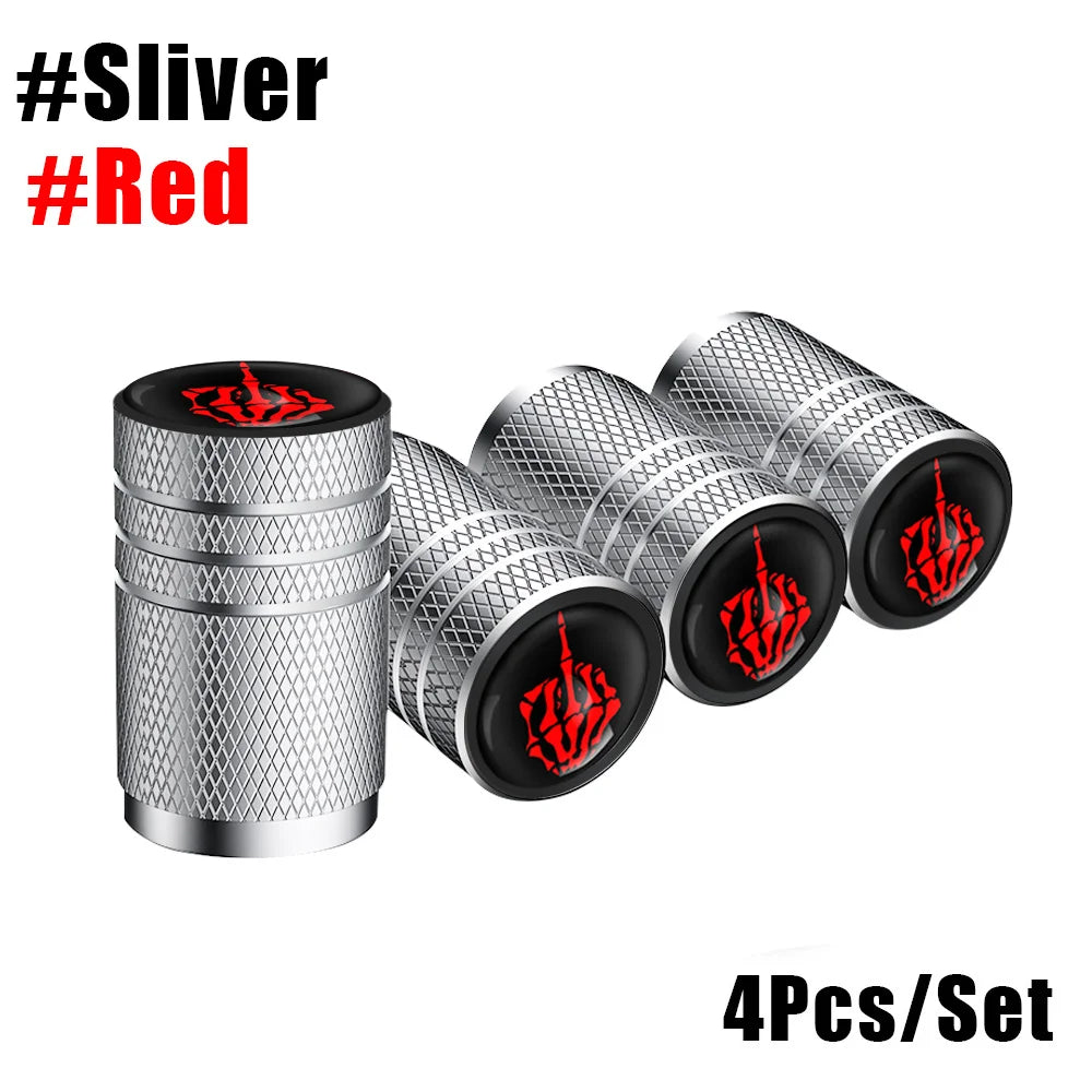 4Pcs/Lot Tire Stem Valve Caps 
