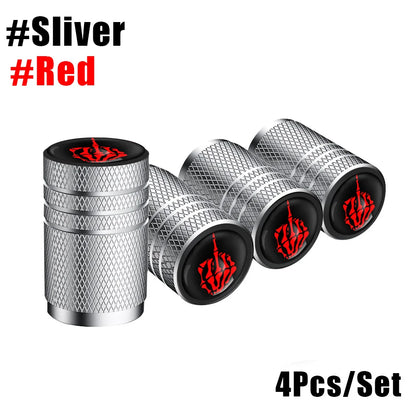 4Pcs/Lot Tire Stem Valve Caps 