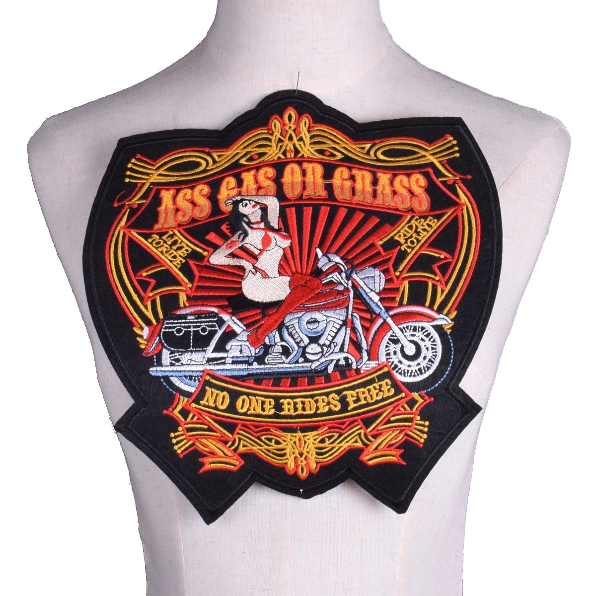 Punk Embroidered Iron On Patches 