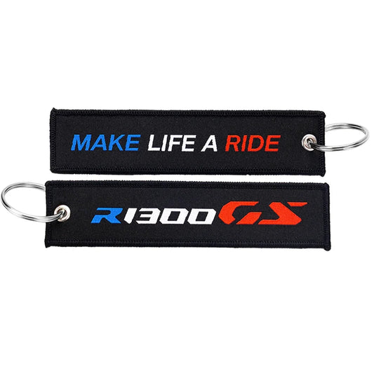 R1300GS “Make Life a Ride” Tag Keychain 