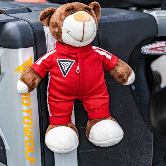 Oso de decoración del baúl de motocicleta