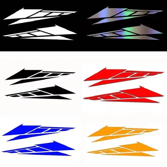 Reflective Tail Box Decals for Motorcycles