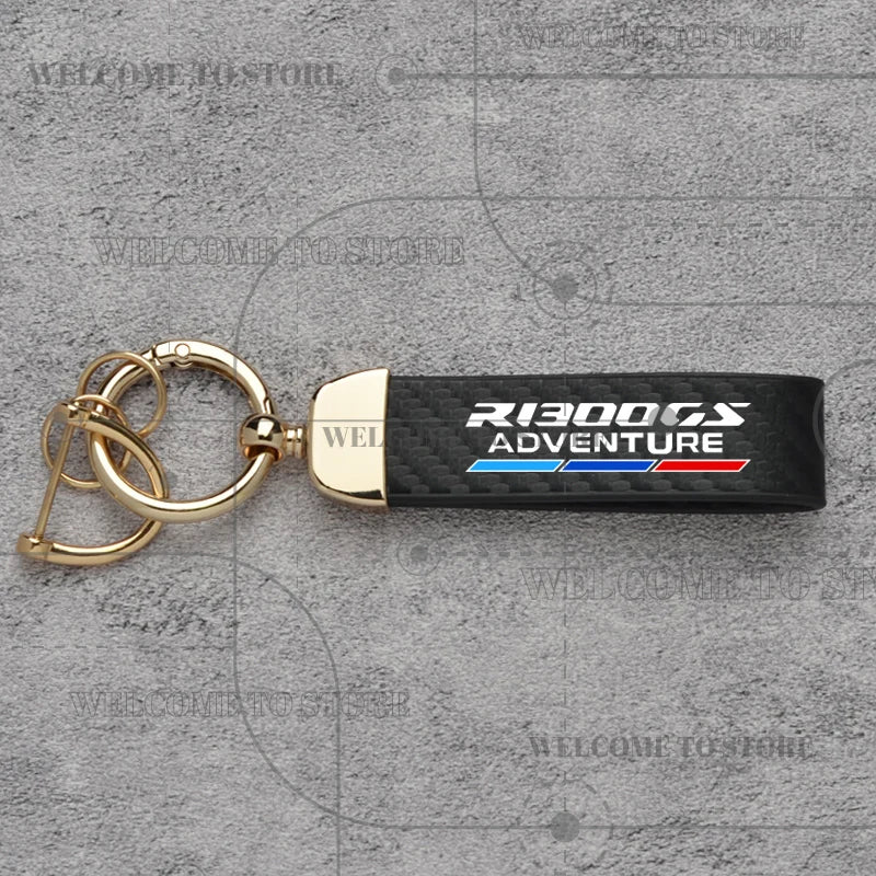 R1300 GS Leather Keychain 