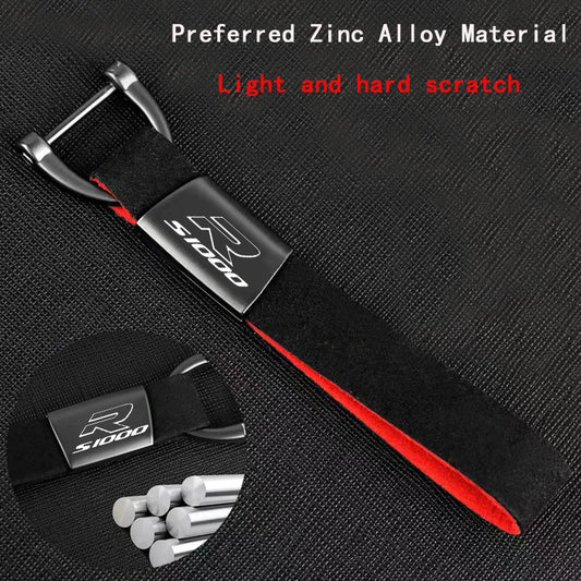 S1000R Leather Metal Keychain 